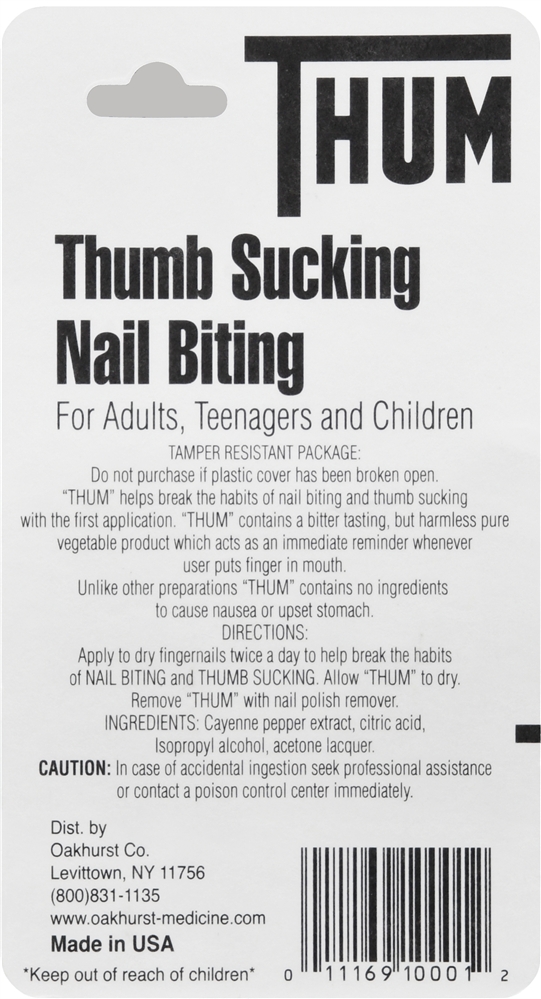 Thum Thumb Sucking and Nail Biting Liquid – Image 12