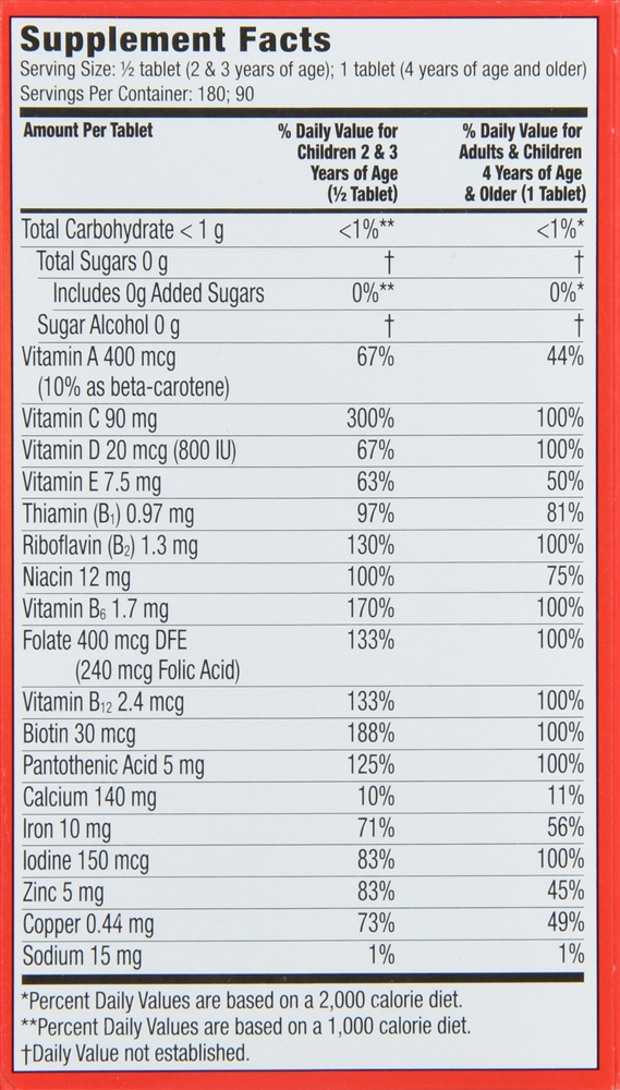 Flintstones Complete Children's Multivitamin Chewable Tablets – Image 2