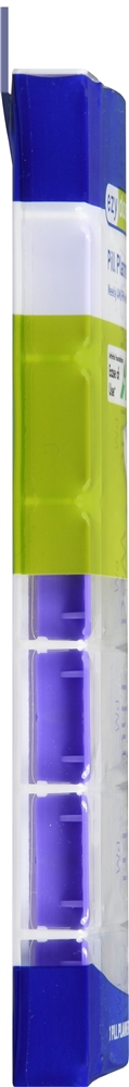 Ezy Dose Pill Planner Weekly AM/PM with Push Buttons XL