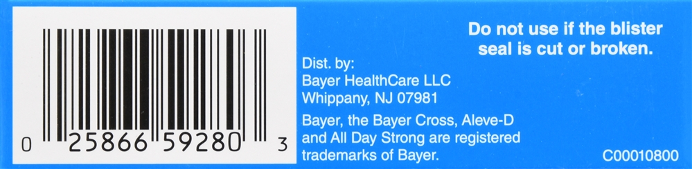 Aleve-D Sinus & Cold 12 Hour Caplets