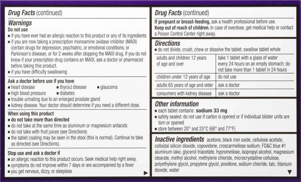 Allegra D 24 Hour Allergy & Congestion Extended Release Tablets – Image 5
