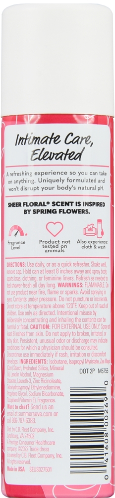 Summer's Eve Daily Refreshing Spray Sheer Floral – Image 19