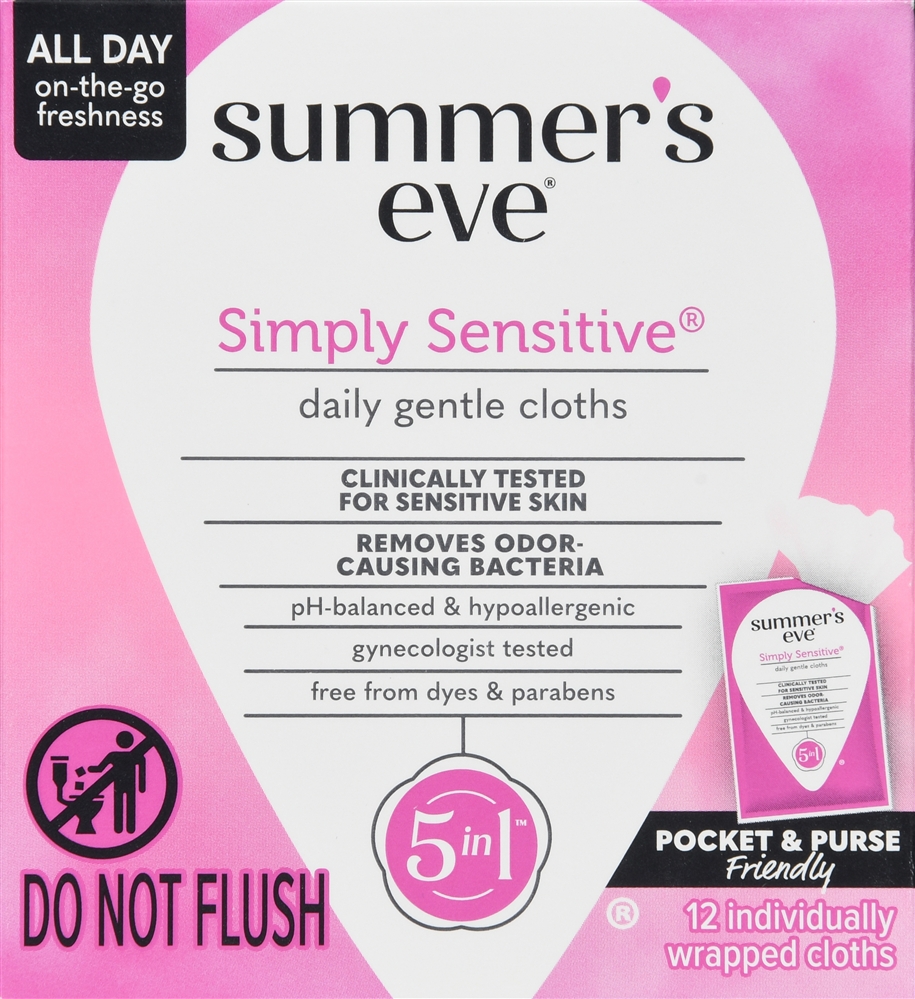 Summer's Eve Daily Gentle Cloths Simply Sensitive – Image 14