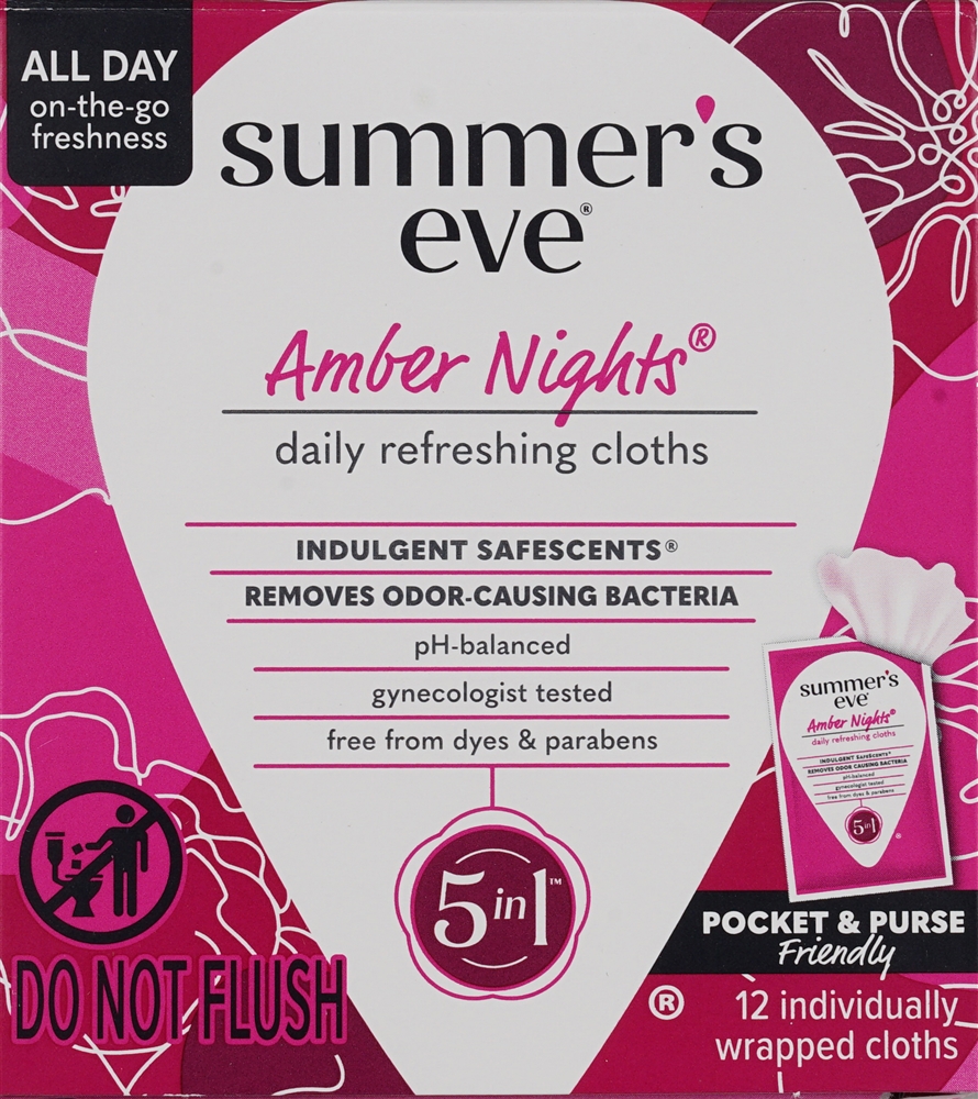 Summer's Eve Daily Refreshing Cloths Amber Nights – Image 12