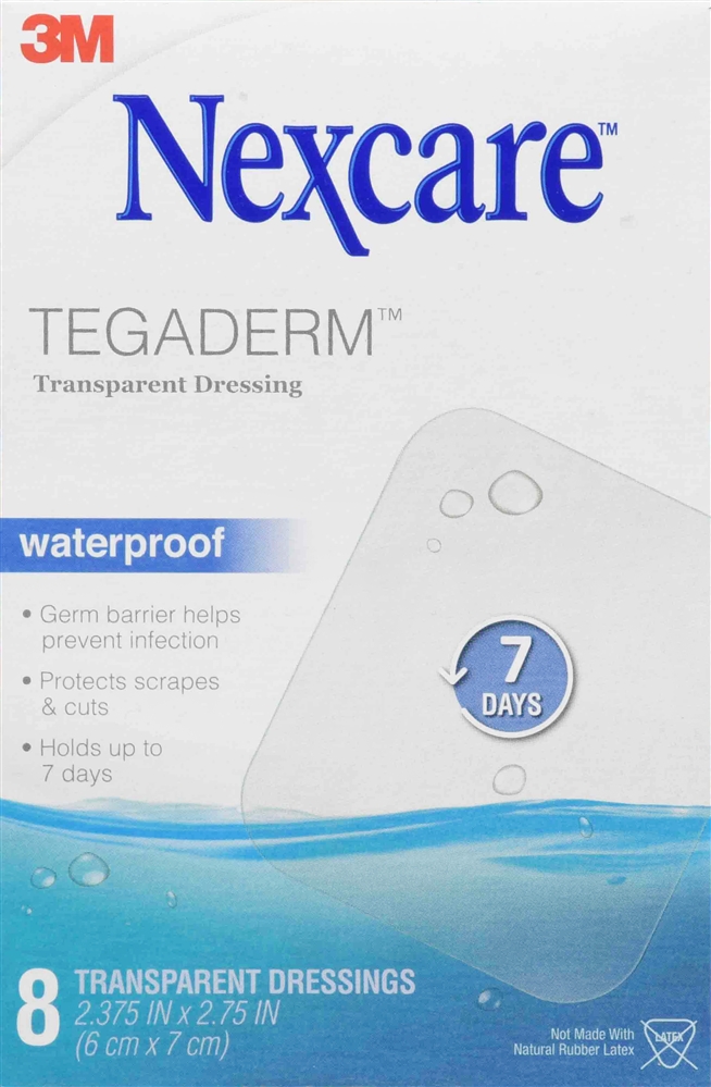 Nexcare Tegaderm Transparent Dressings Waterproof 2.375 x 2.75 In – Image 6