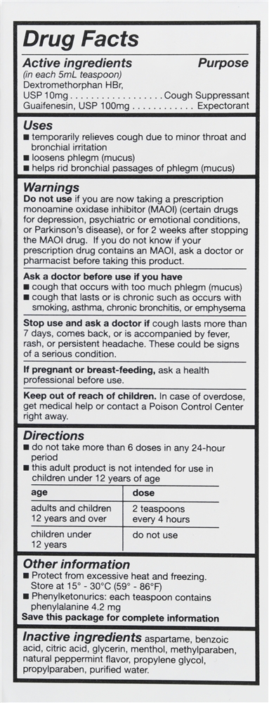 Safetussin DM Cough + Chest Congestion Liquid Non-Drowsy – Image 5
