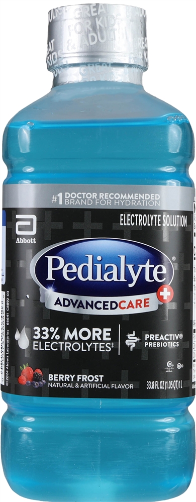 Pedialyte Advanced Care+ Electrolyte Solution Berry Frost