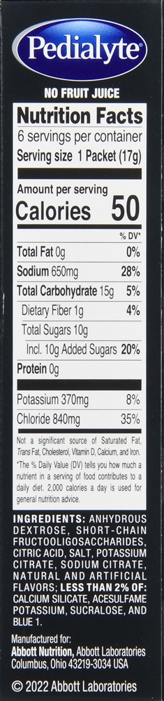Pedialyte Advanced Care+ Electrolyte Powder Packets Berry Frost – Image 2