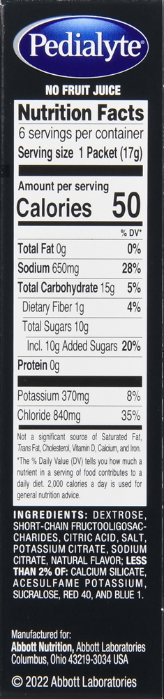 Pedialyte Advanced Care+ Electrolyte Powder Packets Strawberry Freeze – Image 2