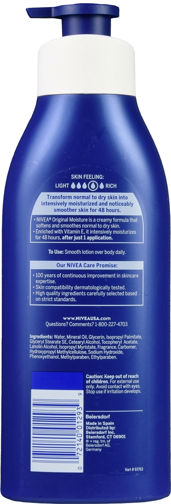 NIVEA Body Lotion Original Moisture – Image 3