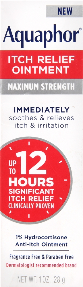 Aquaphor 1% Hydrocortisone Itch Relief Ointment – Image 4