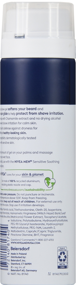 NIVEA Men Shave Gel Sensitive – Image 3