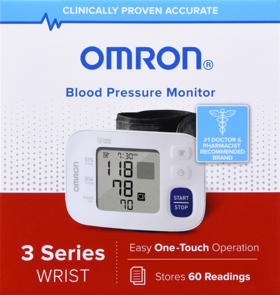 OMRON Blood Pressure Monitor 3 Series Wrist – Image 5