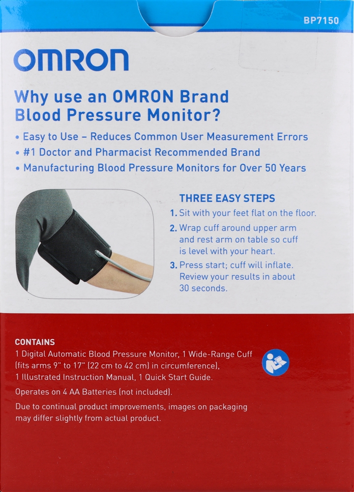 OMRON Blood Pressure Monitor  3 Series Upper Arm – Image 6