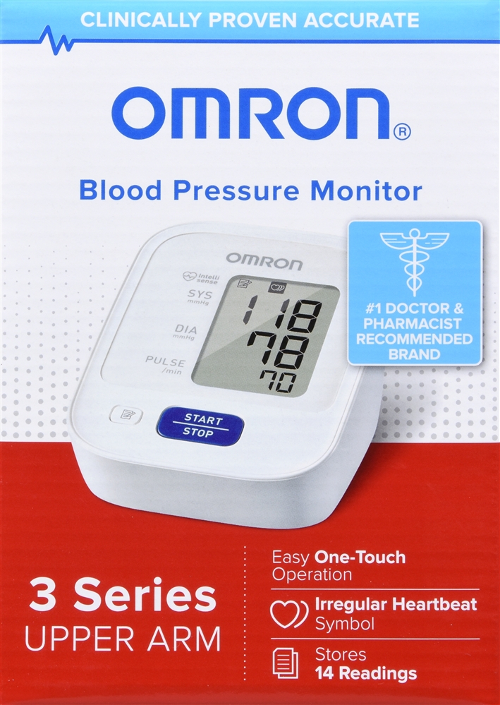 OMRON Blood Pressure Monitor 3 Series Upper Arm