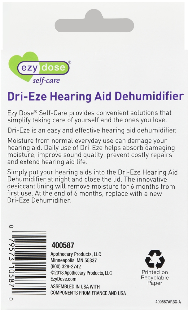 Ezy Dose Self-Care Dri-Eze Hearing Aid Dehumidifier – Image 6