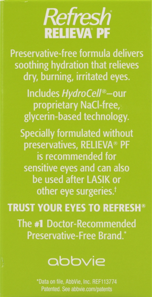Refresh Relieva PF Lubricant Eye Drops – Image 4