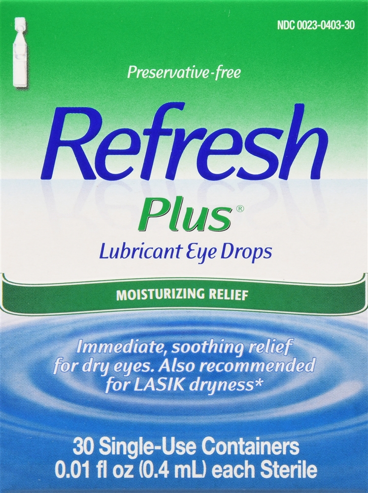 Refresh Plus Lubricant Eye Drops Single-Use Containers – Image 7