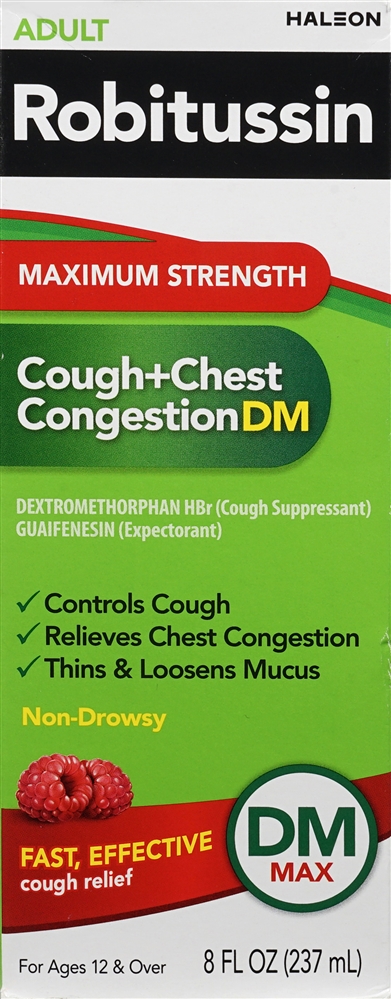 Robitussin Adult Cough + Chest Congestion DM Liquid Maximum Strength – Image 2