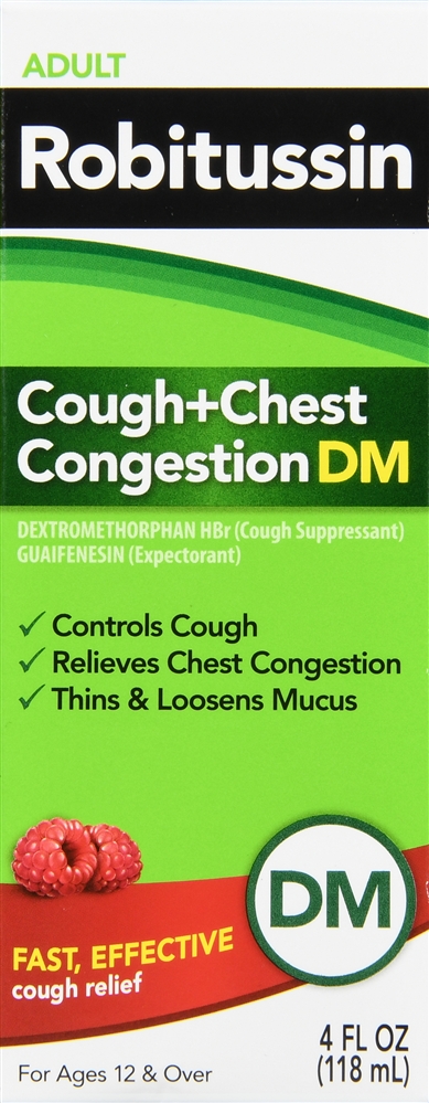 Robitussin Adult Cough + Chest Congestion DM Liquid