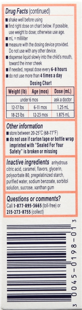 Motrin Infants' Ibuprofen 50 mg Concentrated Drops Original Berry Dye-Free – Image 2