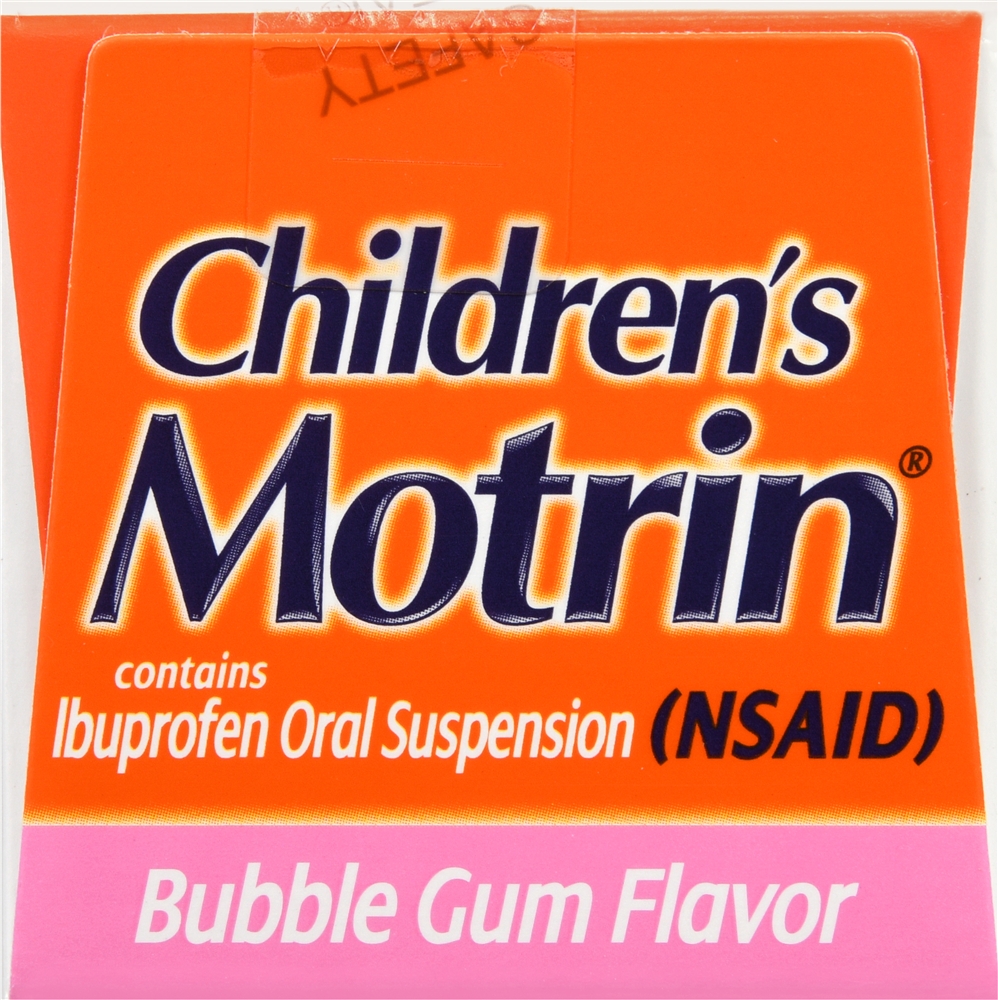 Motrin Children's Ibuprofen 100 mg Oral Suspension Bubble Gum – Image 7