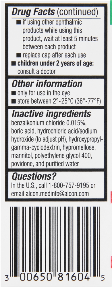 Pataday Olopatadine Hydrochloride Ophthalmic 0.7% Eye Allergy Itch Relief Solution Once Daily Extra Strength – Image 2