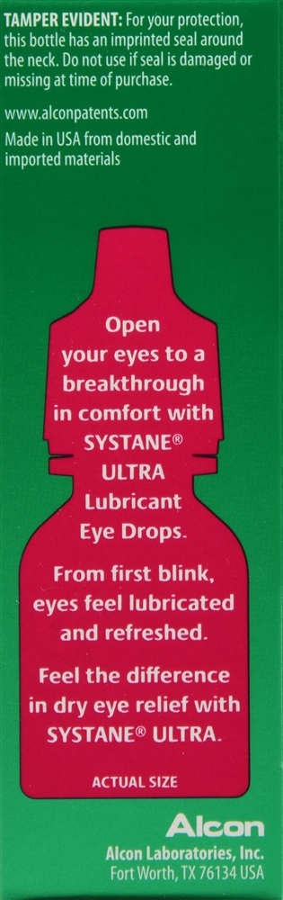 Systane Ultra Lubricant Eye Drops
