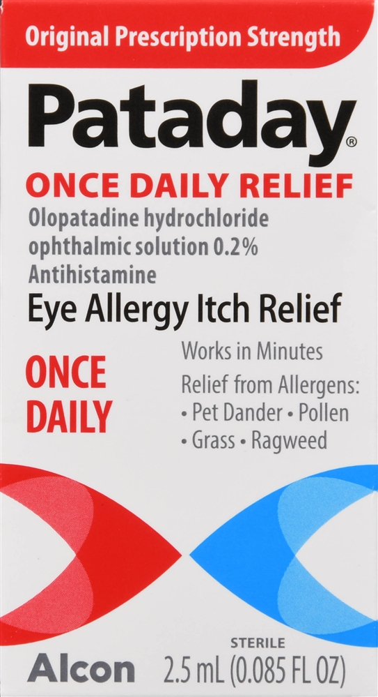 Pataday Olopatadine Hydrochloride Ophthalmic 0.2% Eye Allergy Itch Relief Solution Once Daily Original Prescription Strength – Image 3