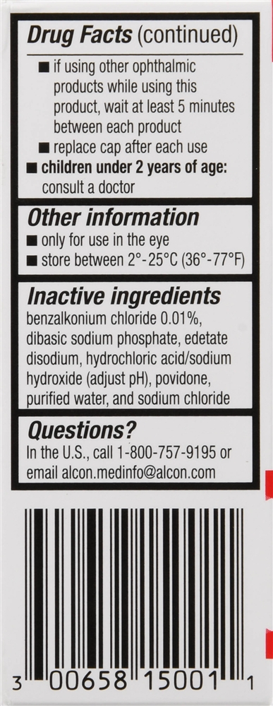 Pataday Olopatadine Hydrochloride Ophthalmic 0.2% Eye Allergy Itch Relief Solution Once Daily Original Prescription Strength – Image 2