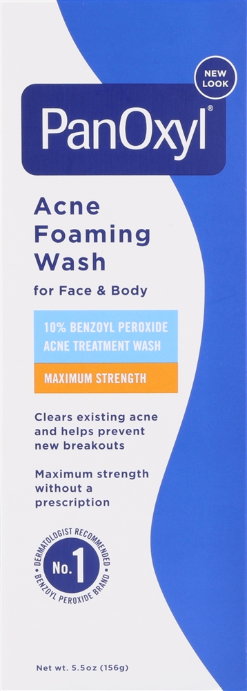PanOxyl 10% Benzoyl Peroxide Acne Foaming Wash Maximum Strength – Image 4