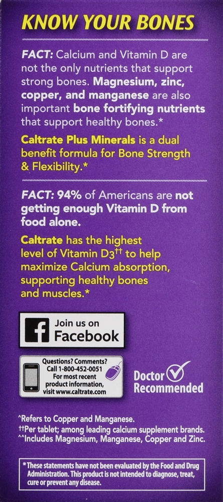 Caltrate Bone Health Advanced Calcium 600 mg + D3 Tablets – Image 6
