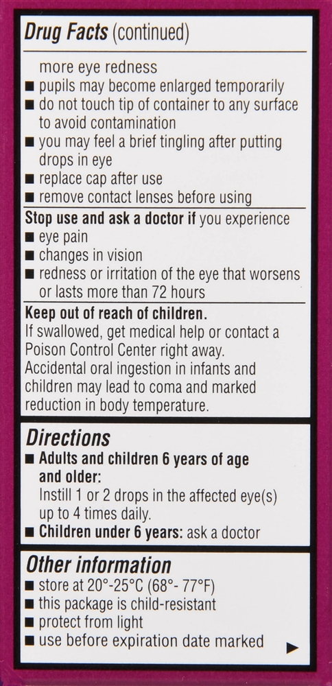 Bausch + Lomb Opcon-A Antihistamine and Redness Reliever Eye Drops – Image 6