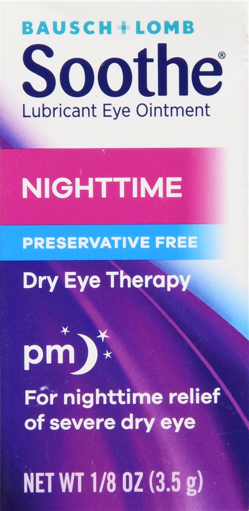 Bausch + Lomb Soothe Nighttime Lubricant Eye Ointment Preservative Free – Image 3