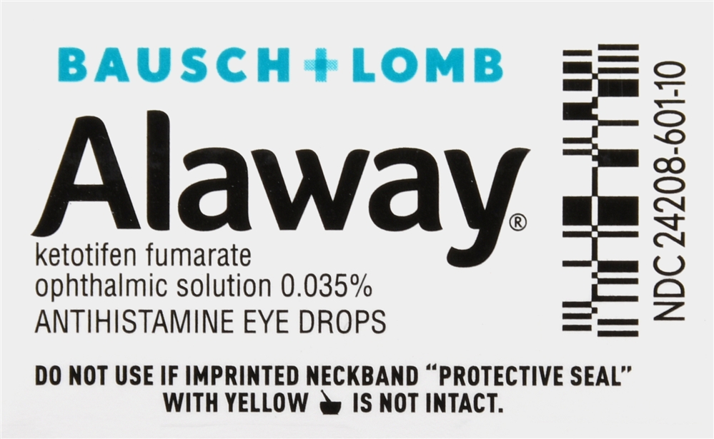 Bausch + Lomb Alaway Eye Itch Relief Ketotifen Fumarate 0.035% Antihistamine Drops – Image 3