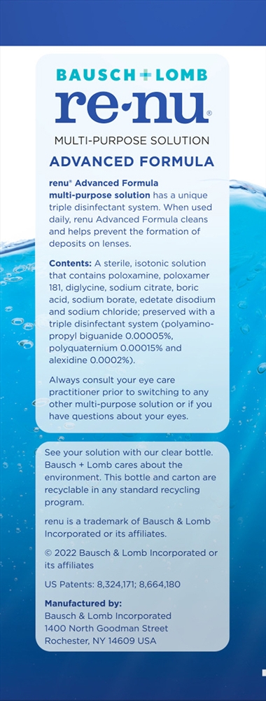 Bausch + Lomb Renu Multi-Purpose Solution Advanced Formula – Image 5