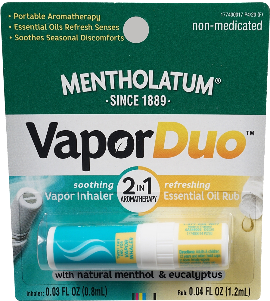 Mentholatum Vapor Duo Vapor Inhaler/Essential Oil Rub – Image 6