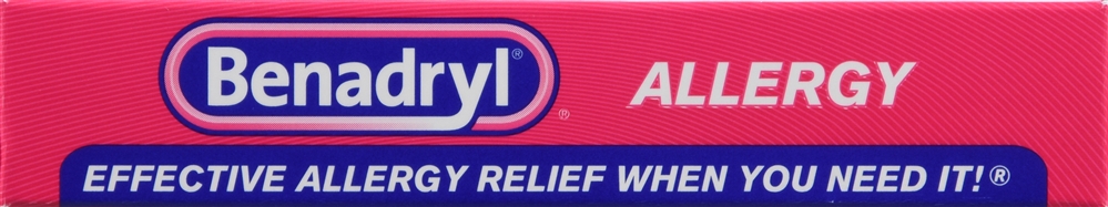 Benadryl Allergy Diphenhydramine HCl 25 mg Antihistamine Ultratabs – Image 4
