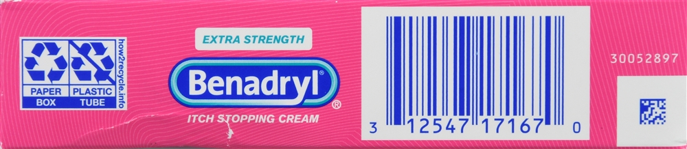 Benadryl Itch Stopping Cream Extra Strength