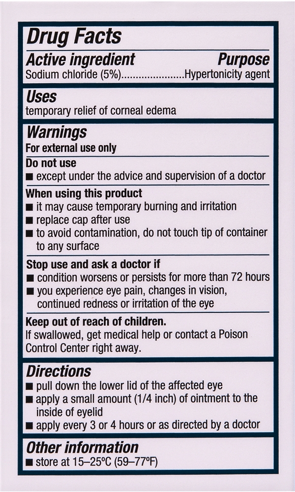 Bausch + Lomb Muro 128 Sodium Chloride Hypertonicity Ophthalmic Ointment 5% – Image 5