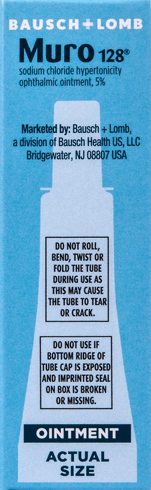 Bausch + Lomb Muro 128 Sodium Chloride Hypertonicity Ophthalmic Ointment 5% – Image 2
