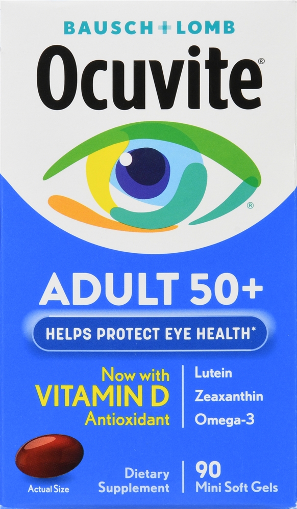 Bausch + Lomb Ocuvite Adult 50+ Mini Soft Gels