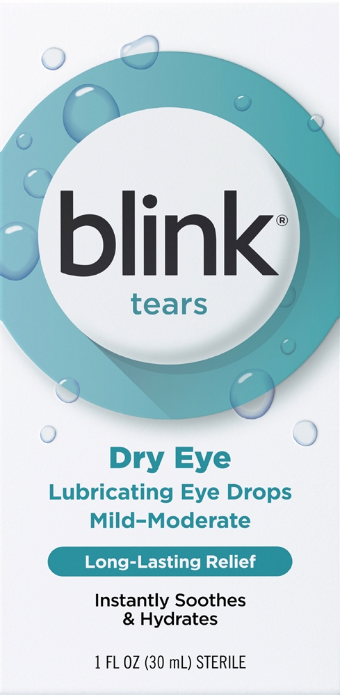 Bausch + Lomb Blink Tears Lubricating Eye Drops Mild-Moderate Dry Eye – Image 3