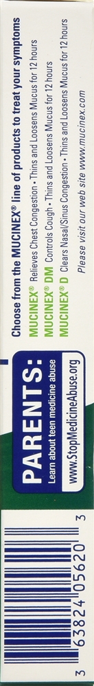 Mucinex DM Expectorant & Cough Suppressant 12 Hour Extended-Release Bi-Layer Tablets – Image 3