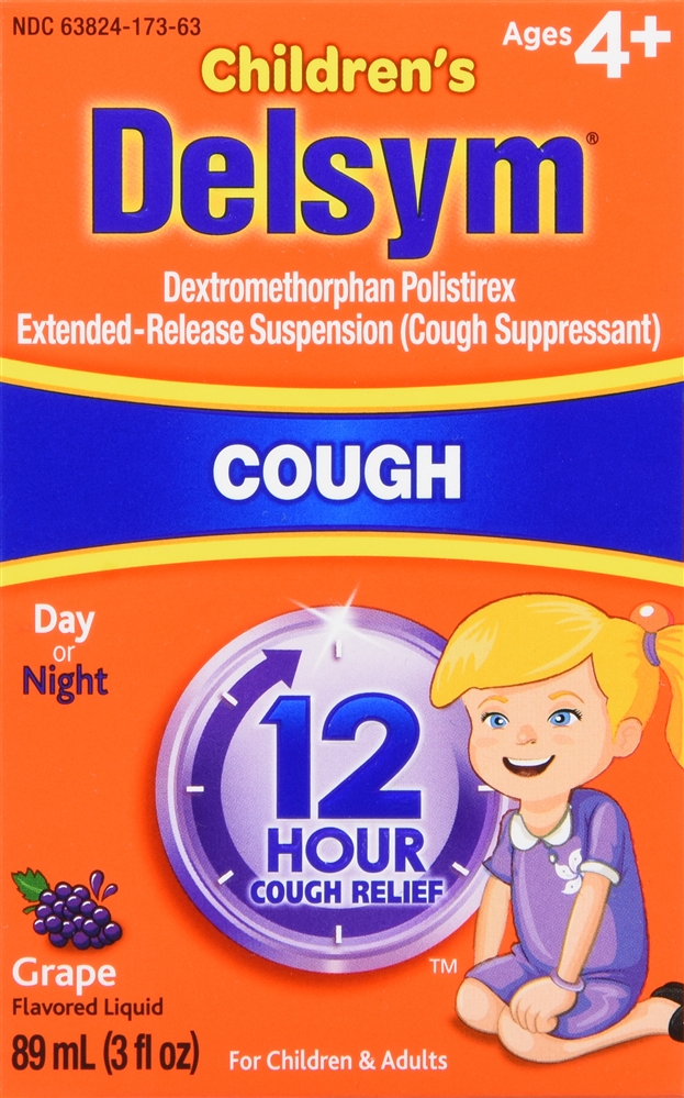 Delsym Children's 12 Hour Cough Relief Liquid Grape 3OZ