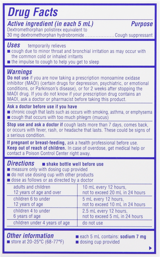 Delsym Children's 12 Hour Cough Relief Liquid Grape 3OZ – Image 2