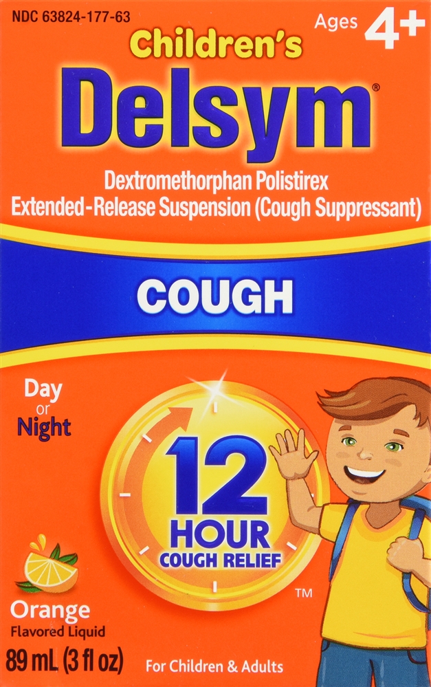 Delsym Children's 12 Hour Cough Relief Liquid Orange