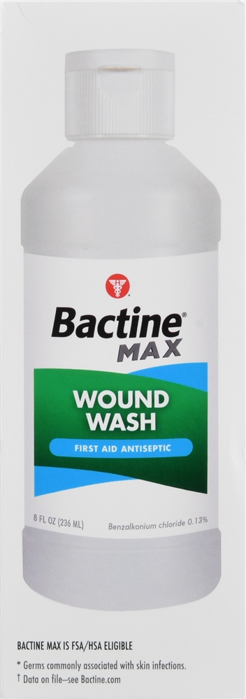 Bactine Max Wound Wash First Aid Antiseptic