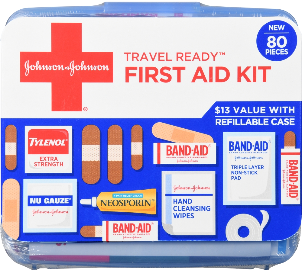Johnson & Johnson Travel Ready First Aid Kit – Image 3