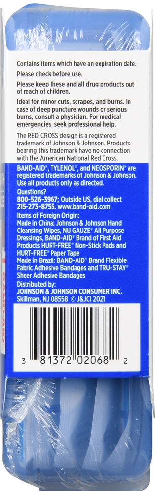 Johnson & Johnson Travel Ready First Aid Kit